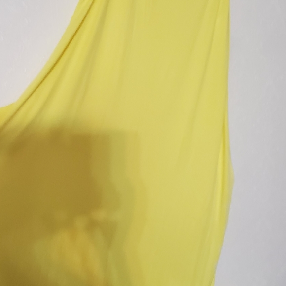 Women's stretchy sunflower yellow maxi dress 2xl - Picture 5 of 12